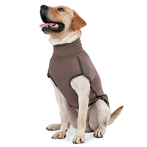 Dog Sweater Pullover Cold Weather Vest for Dogs Dog Sweatshirt & Jacket for Indoor and Outdoor Use (XXX-Large, Brown) - color: Brown, size: XXX-Large