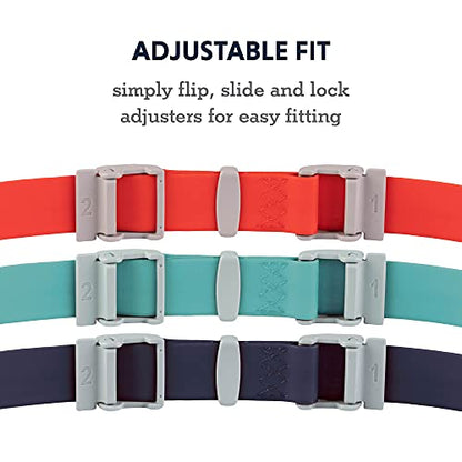 Ruffwear, Confluence Dog Collar, Waterproof Heavy Duty Quick Release Buckle, Odor-Resistant Easy Clean Adjustable TPU Webbing with & Silent ID Attachment, Red Sumac, 20"-26" - color: Red Sumac, size: 20"-26"