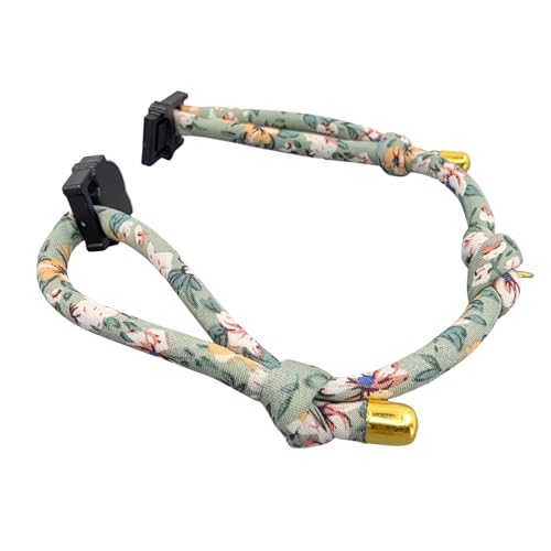 Breakaway Cat Collar – Adjustable Soft Cotton Breakaway Kitten Collar for Indoor & Outdoor Cats 6–13 Inch, Includes 2 Split Rings and Yellow Bell, Lightweight, Handmade in California (Sage) - color: Sage