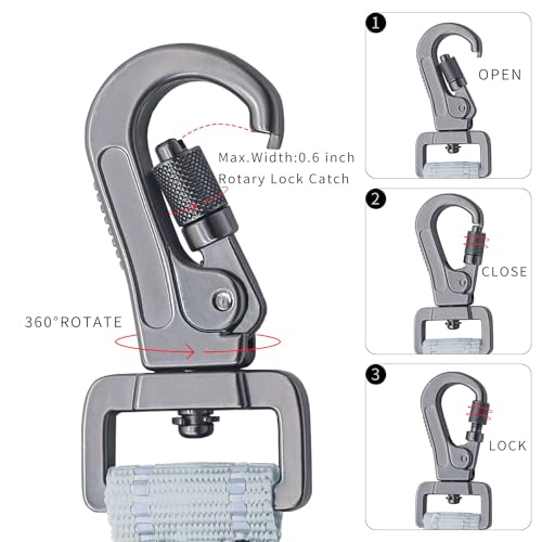 12” Short Dog Leash, Reflective Nylon Padded Handle, Heavy Duty Strong Traffic Leash with Carabiner Clip, Perfect for Large or Medium Dogs (Gray, 12 Inch) - color: Gray