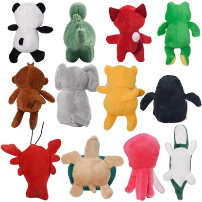 LEGEND SANDY Squeaky Dog Toys for Puppy Small Medium Dogs, Stuffed Samll Dog Toys Bulk with Plush Pet Doggie Toy Set, Cute Safe Pet Chew 12 Pack for Puppies Teething - color: 12 pack