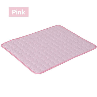 1pcs Dog Bed Cover Pet Blanket for Furniture Bed Couch Sofa Reversible, Breathable, Washable Pet Blankets, Dog Cooling Mat, Pink, 40 * 30cm - color: Pink, size: 40*30cm