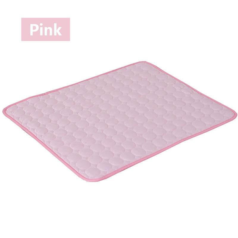 1pcs Dog Bed Cover Pet Blanket for Furniture Bed Couch Sofa Reversible, Breathable, Washable Pet Blankets, Dog Cooling Mat, Pink, 62 * 50cm - color: Pink, size: 62*50cm