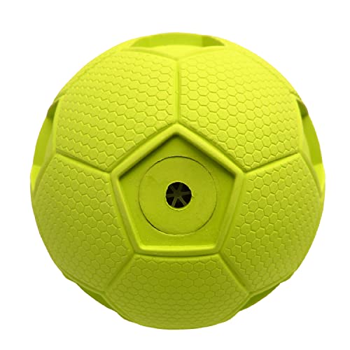 Nerf Dog 4in Soccer Squeak Ball Green, Dog Toy, Model Number: 2172 - color: Green, size: 4-inches