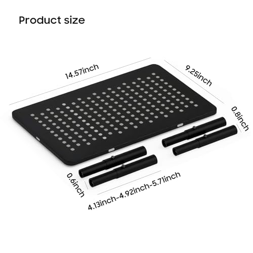 W‌SOWX Adjustable Automatic Cat Feeder Stand - Non-Slip Elevated Holder for Cats/Puppies, Fits Most Automatic Feeders & Water Dispensers, Black(Holder ONLY) - color: Black