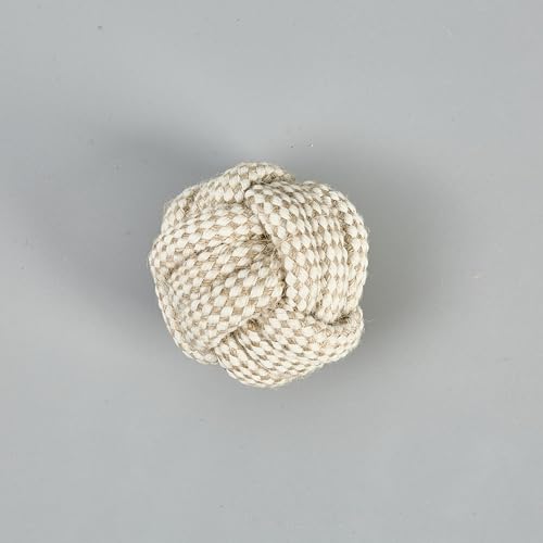 Pet Rope Toys (Small Grayish-White Rope 4pcs) - size: Small Grayish-white rope 4pcs