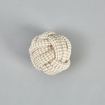 Pet Rope Toys (Small Grayish-White Rope 4pcs) - size: Small Grayish-white rope 4pcs