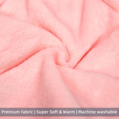 FabriCastle Dog Hoodie Sweater for Small Dogs Boy and Girl, Dog Clothes XS XXS Puppy Sweatshirt, Pet Outfit, Cat Clothing Super Soft Warm Snap On Closure (Pink, XX-Small) - color: Pink, size: XX-Small