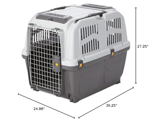 Midwest Skudo Plastic Travel Carrier for Dogs, 36.25" L X 24.88" W X 27.25" H