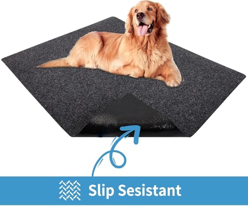 Kennel Pad Dog Crate Mat Liner, Absorbs Urine, Waterproof, Non-Slip, Washable Puppy Pee Pad for Kennel Training - Under Pet Cage to Protect Floors, Thin Cut to Fit Design (48" x 29" - 1 Pack ) - size: 48" x 29" - 1 Pack