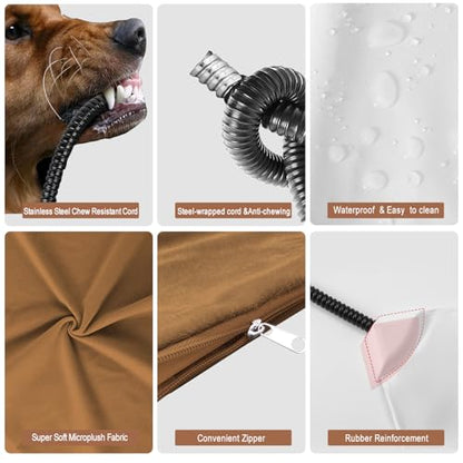 On/Off Switch Electric Pet Heating Pad with Chew Resistant Cord and Machine Washable Cover,Indoor Heated Pet Bed Warmer,for Cat Beds and Dog Beds (D30) - size: One Size