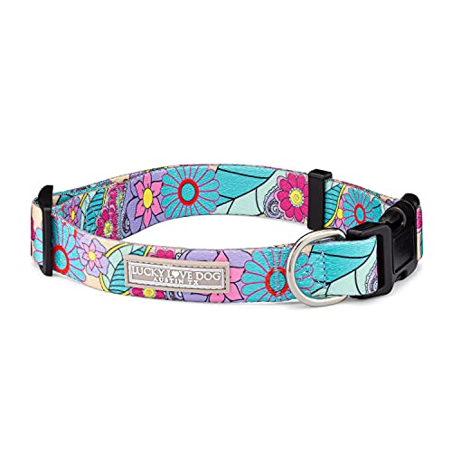 Lucky Love Dog Collars, Cute X-Small Dog Collars for Female Dogs, Part of Purchase Donated to Rescue, Caroline, Extra Small - color: Caroline Collar Only, size: X-Small | 7-11"