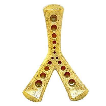 SodaPup Mod Wishbone – Durable Dog Chew Toy and Treat Dispenser Made in USA from Non-Toxic, Pet Safe, Food Safe Nylon Material for Mental Stimulation, Clean Teeth, Fresh Breath, Problem Chewing & More - color: Brown Nylon Mod Wish Bone
