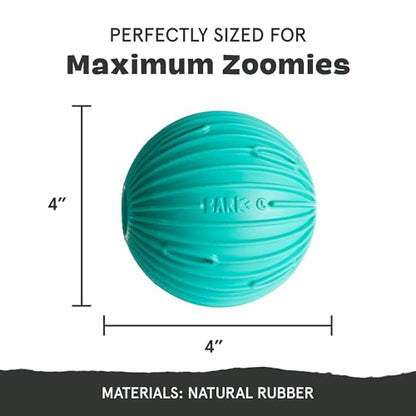 Barkbox Sea Foam Reef Ball Treat Dispensing Toy for Large Dogs, Perfect for Fun-Filled Stimulation and Interactive Playtime - style: Sea Foam Reef Ball
