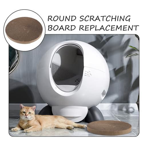 PRETYZOOM Replaceable Cat Scratching Board Core Reusable Corrugated Cardboard Scratch Pad Sturdy Floor Cat Scratcher Replacement