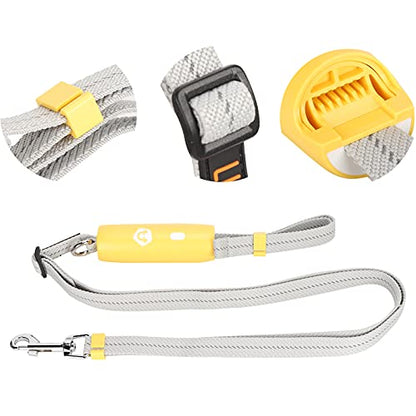 Adjustable Dog Leash, Hands Elastic Reflective Pet Walking Leash with Handle and Lock Buckle for Training Running Hiking