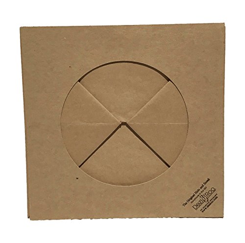 Dezi & Roo Hide and Sneak Collapsible Paper Cat Tunnel - Made in USA - Designed by a Feline Vet - Interactive Cat Toy - Cat Enrichment Toy - Hideaway
