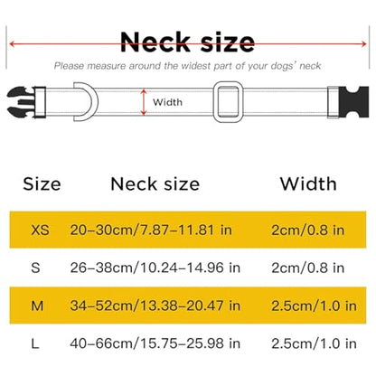 HEELE Dog Collar, Reflective Dog Collar, Soft Neoprene Padded Breathable Nylon Pet Collar Adjustable for Small Dogs, Grass Green, S(10.23-14.96") - color: Grass Green, size: Small (10.23-14.96")