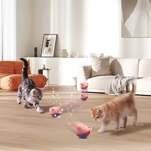Active Moving Pet Plush Toy,Puppy Dog Toys to Keep Them Busy2026 New Small Dog Dog Squeak Toys,Interactive Dog Toys,Plush Toys for Dogs,Talking Moving Ball Toy (Squirrel) - color: Squirrel