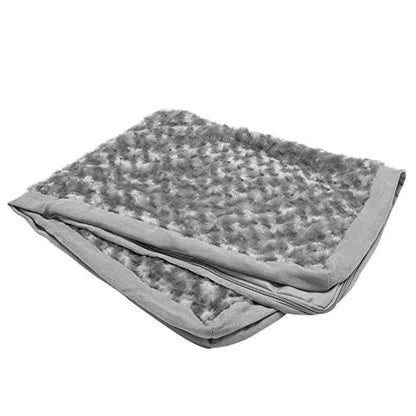 Furhaven Replacement Dog Bed Cover Ultra Plush Faux Fur & Suede Mattress, Machine Washable - Gray, Jumbo Plus (XX-Large) - color: Gray, size: Jumbo Plus (XX-Large) (Pack of 1)
