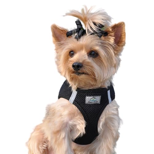 Choke Free Reflective Step in Ultra Harness - Black American River (XS) - color: Black, size: X-Small