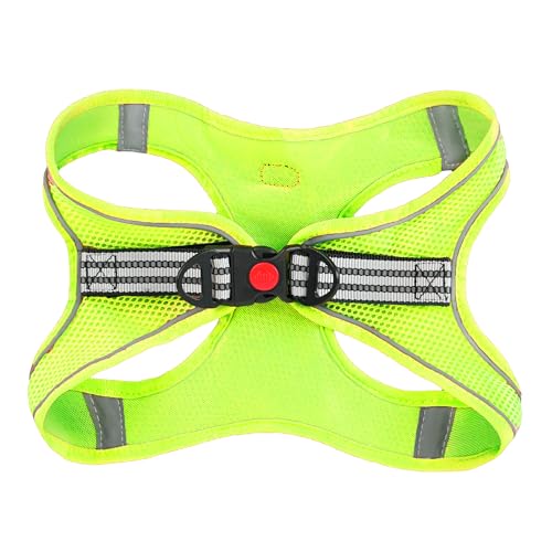 ROYPET Step-in Air Dog Harness, All Weather Mesh Step in Vest Harness for Small and Medidum Dogs and Cats, Adjustable Soft Padded Dog Vest with Easy Control Handle for Dogs Pets (Neon Green, M) - color: Neon Green, size: M