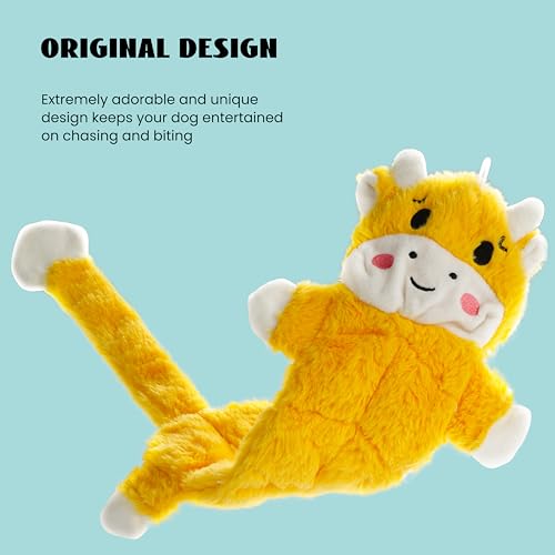 Nocciola 5 PCS No Stuffing Crinkle Dog Squeaky Toys, Durable Dog Toys for Tug of War, Tough Dog Toys for Aggressive Chewers to Keep Them Busy - style: 5 Pcs Multi-squeakers