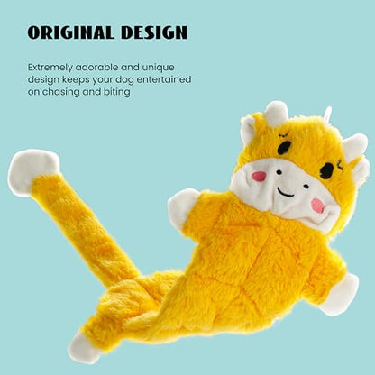 Nocciola 5 PCS No Stuffing Crinkle Dog Squeaky Toys, Durable Dog Toys for Tug of War, Tough Dog Toys for Aggressive Chewers to Keep Them Busy - style: 5 Pcs Multi-squeakers
