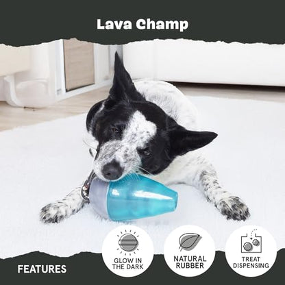 Barkbox Lava Champ Dog Toy for Medium Dogs – Wacky Bounce and Treat Dispensing Fun for Engaging and Interactive Playtime - style: Lava Champ