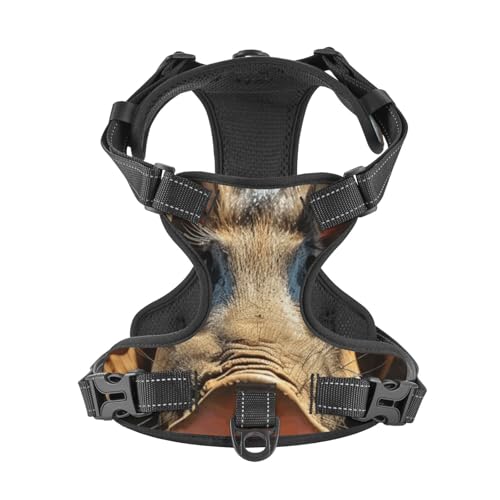 Warthogs Large Dog Harness Soft Padded Adjustable Dog Vest, Reflective Harness with Easy Control Handle - size: X-Large