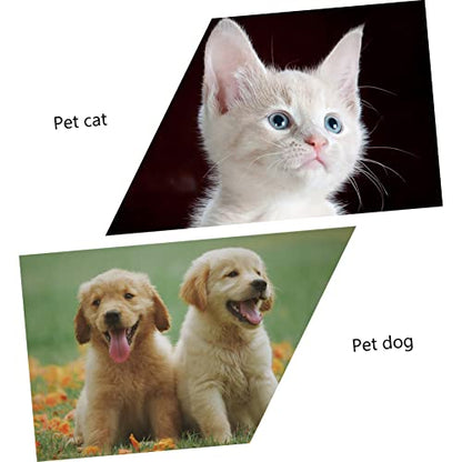 Mikikit 1set Detachable Cat Scratching Board and Cozy Sleeping Nest for Indoor Cats Kraft Material Secure Hidden Space for Kittens and Puppies Washable Pet Resting Place