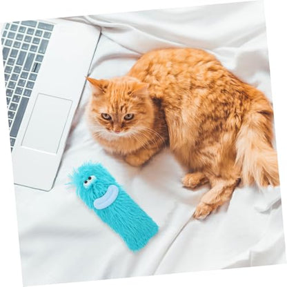 Toyvian Catnip Pillow Toy for Indoor Cats Interactive Plush Chew Toy for Kittens for Boredom Relief Multi-Functional Plush Pillow