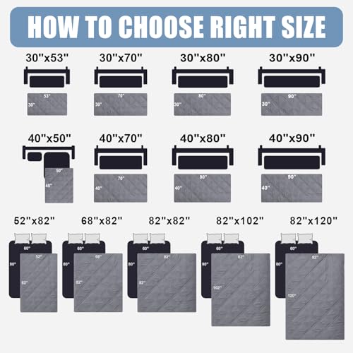 Smiry Waterproof Dog Bed Cover Pet Blanket, Soft Washable Dog Blanket for Furniture Bed Couch Sofa Reversible, Checkered (68"x82", Grey/Dark Grey) - color: Grey/Dark Grey, size: 68x82 Inch