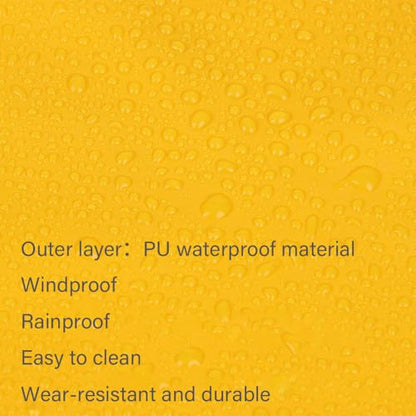 Pet Dog Raincoat Water Repellent Reflective Lightweight with Adjustable Hood for Small Medium Large Dogs (Orange,M)