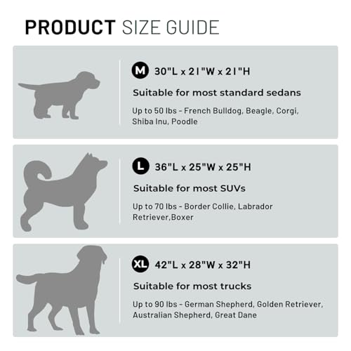ZOMISIA Collapsible Dog Crate for Medium Dogs - 30 Inch Portable Dog Travel Crate Soft Sided with Breathable Mesh Windows, Foldable Dog Kennel for Indoor and Outdoor, Grey - size: 30.0"L x 21.0"W x 21.0"H