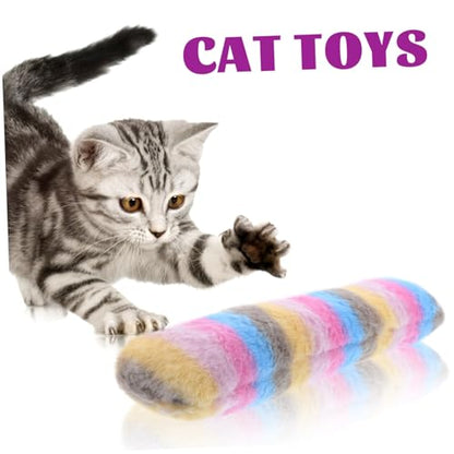Catnip Plush Pillow Toy for Kittens Interactive Chew Toy for Indoor Cats for Exercise and Entertainment Soft Plush Design - size: 23.5x6x5cm