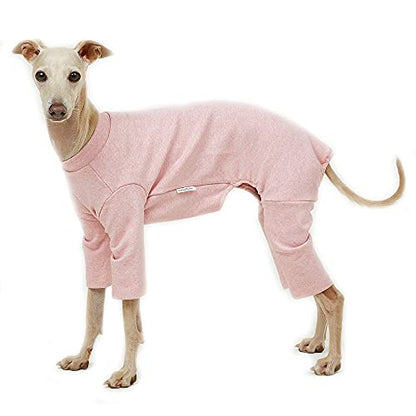 Basic Dog Pajamas Pastel Durable and Elastic Dog Onesie Apparel Outfits Doggie Jammies (2X-Large, Pink) - color: Pink, size: 2X-Large
