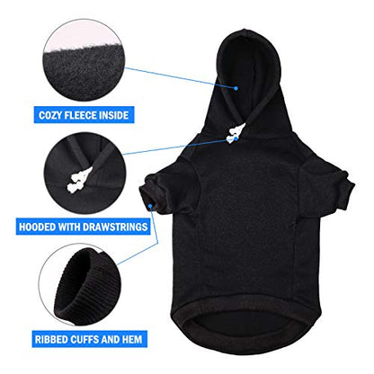 Dog Hoodie Sweater Sweater for Dogs Pet Clothes Black Buffalo Plaid Warm and Soft Breathable Cozy(XXL) - color: Heart, size: XX-Large