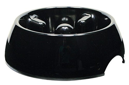 Hagen Dogit Go Slow Anti Gulping Bowl Black Small - color: Black, size: Small
