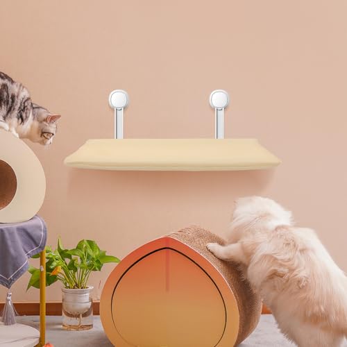 Happyyami Cat Window Perch Replacement Cover Detachable Cat Hammock Cloth Breathable Machine Washable