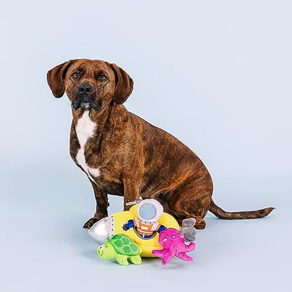 Fringe Studio Plush Dog Toy Set, Interactive Hide and Seek Play, Into The Deep, Pet Shop Collection (289249)