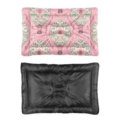 Ultra Soft Cat Beds with Anti-Slip Bottom, Pretty Air Balloons Dog Crate Tray Pet Pad Anti Anxiety Dog Bed Comfortable Bed Mat for Indoor& Outdoor Sofa Cars, Machine Washable 24 X 36 Inch - size: 36 × 24 inch