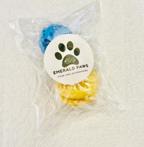 Emerald Paws Magic Rolling Dog Ball (Pack of 2) – Fun Interactive Treat Dispenser and Slow Feeder Toy for Active Dogs