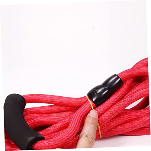 POPETPOP Heavy Duty Dog Training Leash with Padded Handle Ergonomic Walking Leash for Medium and Large Dogs for Jogging and Control Red