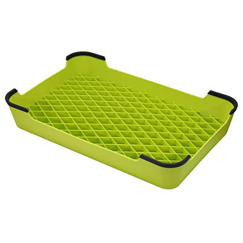 HUNTMARK Dog Training Place Board - Durable Hunting Dog Training Platform - Non-Skid Surface and Nonslip Feet - Stackable, Portable Agility Platform - Modern Puppy Trainer Equipment (Optic Yellow) - color: Optic Yellow