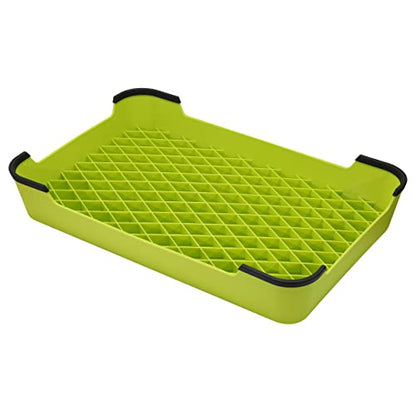HUNTMARK Dog Training Place Board - Durable Hunting Dog Training Platform - Non-Skid Surface and Nonslip Feet - Stackable, Portable Agility Platform - Modern Puppy Trainer Equipment (Optic Yellow) - color: Optic Yellow