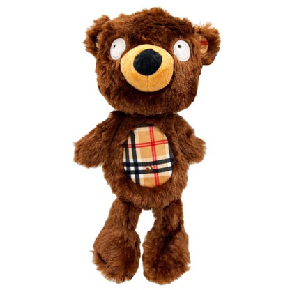 Huxley & Kent Slappies for Dogs | Beary Styles (Small) | Squeak & Shake Dog Toy | No Stuff Squeaky Toy, TPR Ball in Head | Simulates Hunting Nature for Dogs - size: Small, style: Beary Styles
