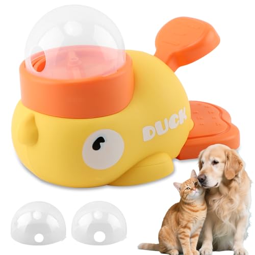 Pet Treat Dispenser Toy, Duck-Shaped Interactive Dog Puzzle Slow Feeder Toy for Small Medium Dogs and Cats, Promotes IQ Training and Entertainment Reduces Bloating Anti-Gulping