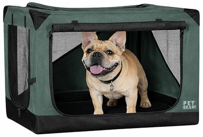 Pet Gear Insta-Fold Soft Crate for Dogs, 26", Deep Pine - color: Deep Pine, size: 27.5"L x 18.0"W x 21.0"H