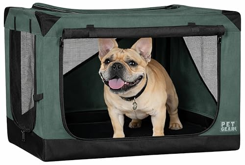 Pet Gear Insta-Fold Soft Crate for Dogs, 26", Deep Pine - color: Deep Pine, size: 27.5"L x 18.0"W x 21.0"H